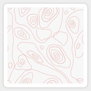 Topographic Pattern Sticker